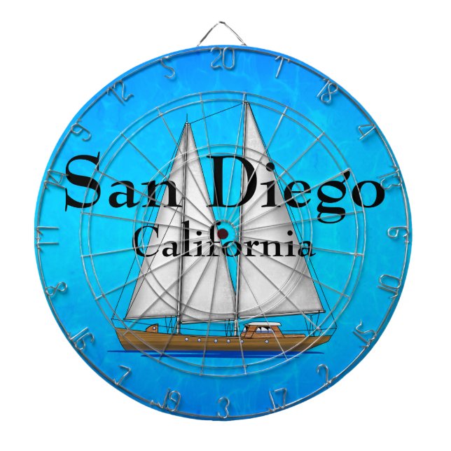 Jeu De Fléchettes San Diego la Californie (Devant)
