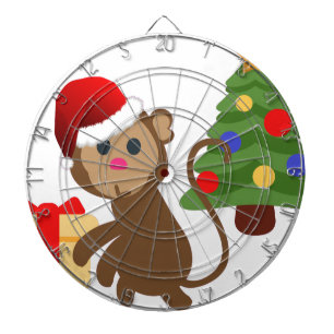 Jeu De Fléchettes santa claus monkey emoji