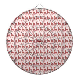 Jeu De Fléchettes Saumon Deer Arrière - plan Motif