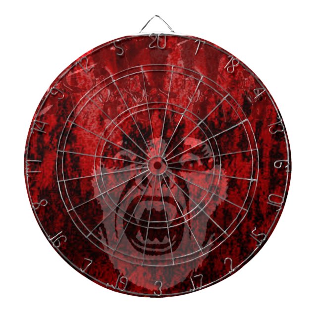 Jeu De Fléchettes Scare Vampire Lady in Blood Dartboard (Devant)