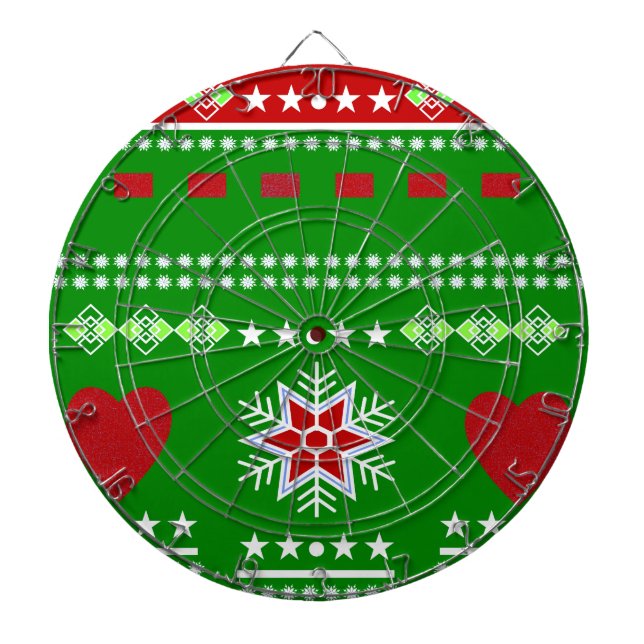 Jeu De Fléchettes Scène d'hiver scandinave (Devant)