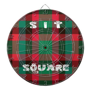Jeu De Fléchettes Scottish Royal À damiers Tartan Plaid avec texte