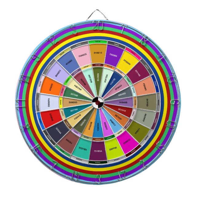 Jeu De Fléchettes Sélecteur de code hexadécimal couleur des concepte (Devant)