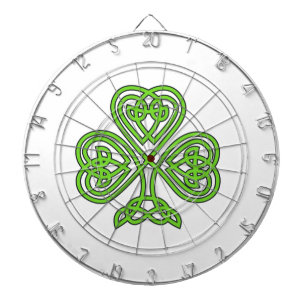 Jeu De Fléchettes Shamrock celtique de noeud