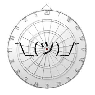 Jeu De Fléchettes Shrug Emoticon —\_(ツ)_/ Afficher le Kaomoji japona