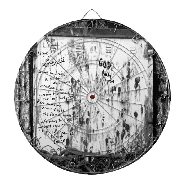 Jeu De Fléchettes Signes de faiblesse (Devant)