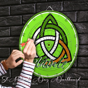 Jeu De Fléchettes Slainte St. Patrick's Day Celtic Triquetra Irish