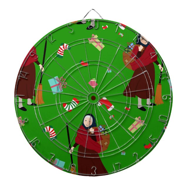 Jeu De Fléchettes sorcière de noël Befana (Devant)