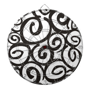 Jeu De Fléchettes Spirales Motif noir & blanc + vos idées