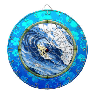 Jeu De Fléchettes Surfer en cercle en bambou