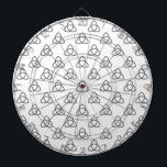 Jeu De Fléchettes Symbole Triquetra Vesica<br><div class="desc">Triquetra vesica,  célèbre symbole celtique. Motif simple.</div>