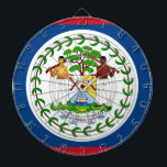 Jeu De Fléchettes Tableau de bord avec Drapeau du Belize<br><div class="desc">Élever votre décor de salle de jeux avec notre fléchette exclusive avec le drapeau du Belize! Conçu avec précision et attention aux détails, ce tableau de bord n’est pas seulement un élément fonctionnel, c’est une célébration de la riche culture et de l’identité vibrante du Belize. Le design saisissant met en...</div>