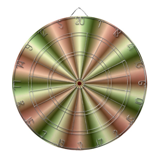 Jeu De Fléchettes Tableau de bord du plis rose et vert (Devant)