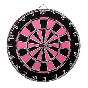 Jeu De Fléchettes Tableau noir et rose pour dames