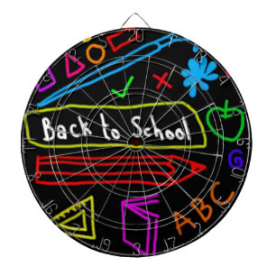 Jeu De Fléchettes Tableau Noir Retour À L'École