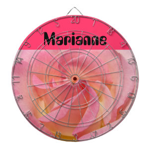 Jeu De Fléchettes Tableaux de fléchettes personnalisés Rose rose ajo