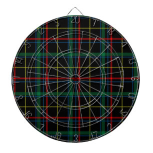 Jeu De Fléchettes Tartan Plaid
