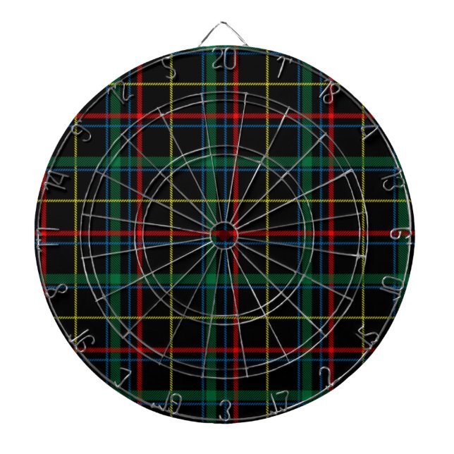 Jeu De Fléchettes Tartan Plaid (Devant)