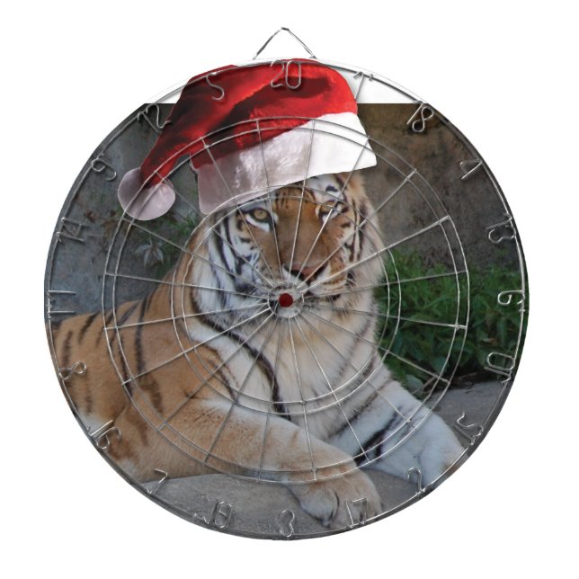 Jeu De Fléchettes Tigre du Bengale de Noël (Devant)