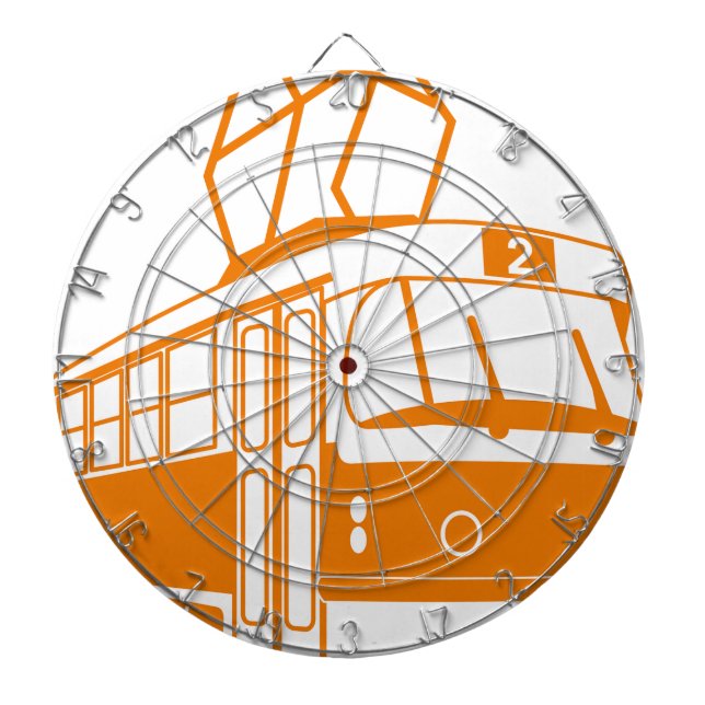 Jeu De Fléchettes Transport par tramway électrique (Devant)