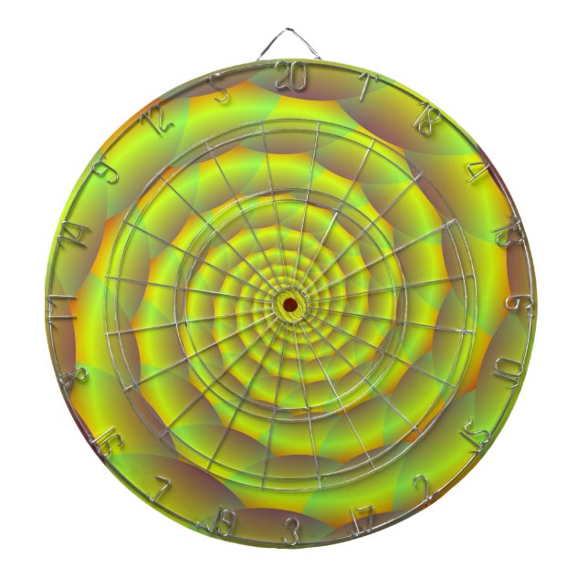 Jeu De Fléchettes Tunnel de corde jaune enroulé (Devant)