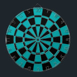 Jeu De Fléchettes Turquoise Et Noir<br><div class="desc">Cible de flechettes turquoise Et Noire</div>