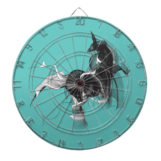 Jeu De Fléchettes Unicorne numérique (Devant)