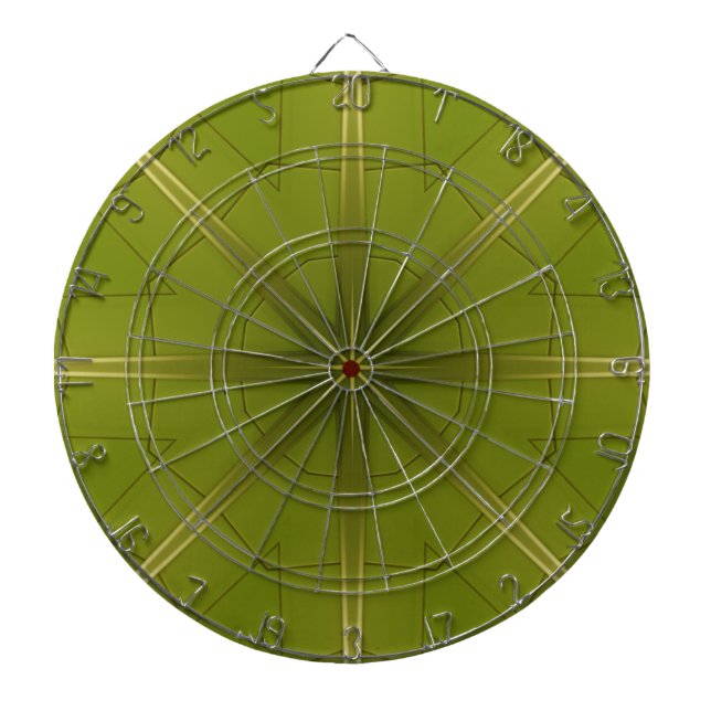 Jeu De Fléchettes Vert et Or (Devant)