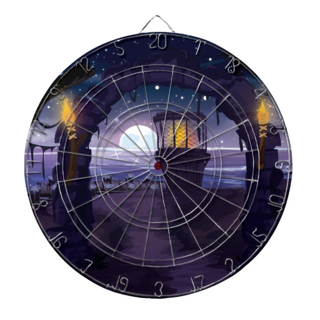 Jeu De Fléchettes Vieux phare sinistre (Devant)