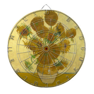Jeu De Fléchettes Vincent Van Gogh 15 Tournesols Peinture