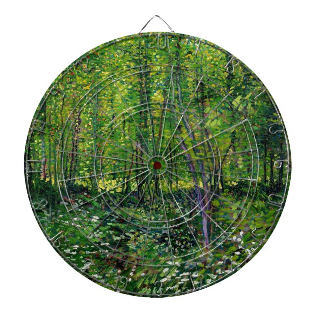Jeu De Fléchettes Vincent Van Gogh Arbres Et Sous-Croissance (Devant)