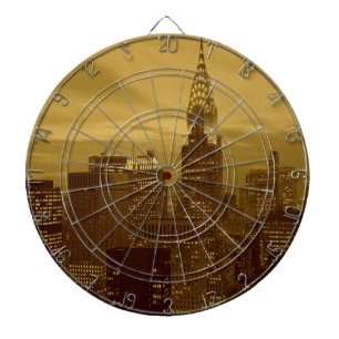 Jeu De Fléchettes Vintage New York Manhattan