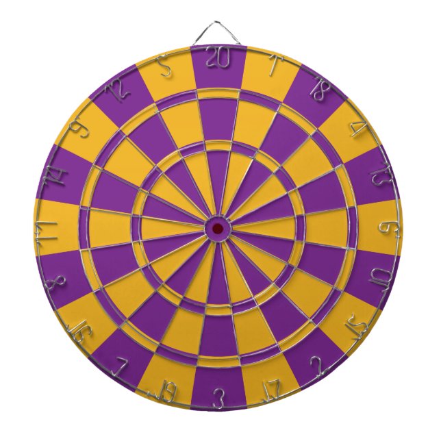 Jeu De Fléchettes Violet Et Or (Devant)