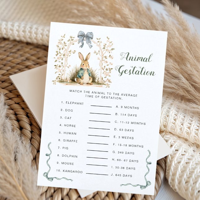 Jeu de gestation d'animaux de l'arche florale de l (Créateur téléchargé)