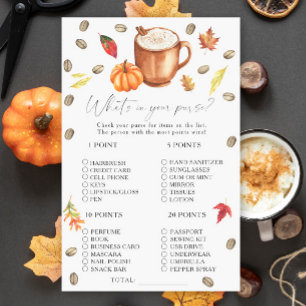 Jeu de la citrouille latte qu'est-ce qu'il y a dan
