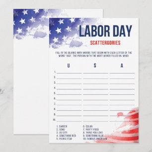 Jeu de la Fête du Travail Patriotique USA Scatterg