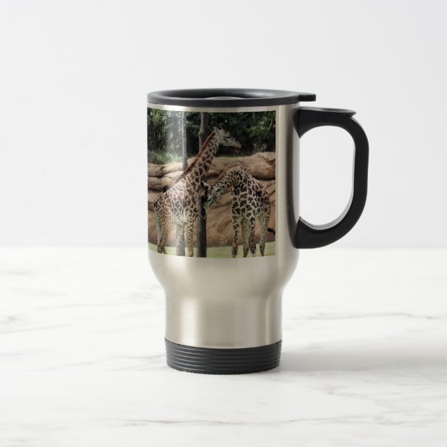 Jeu de la tasse de voyage des girafes solides (Droit)