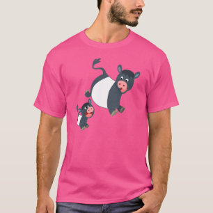 Jeu de la vache à Galloway et du T-shirt de veau