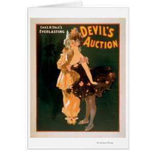 Jeu de la vente aux enchères du diable éternel de