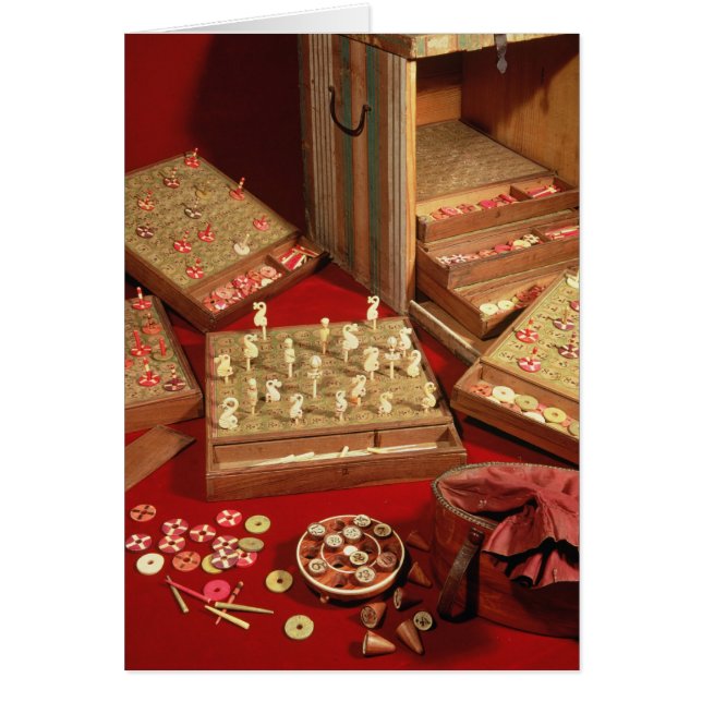 Jeu de loto de dauphin inventé par Louis XIV (Devant)