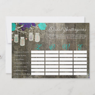 Jeu de Love Scattergories pour une Baby Shower Rus