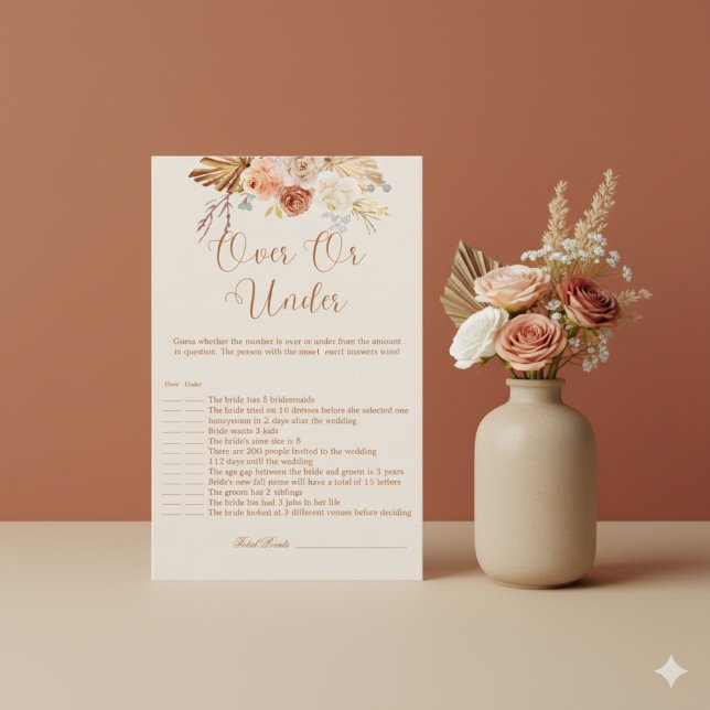 Jeu de mariage automnal en terre cuite rustique Ov (Créateur téléchargé)