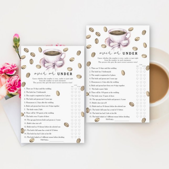 Jeu de mariage Café & Arc sur ou sous (Créateur téléchargé)