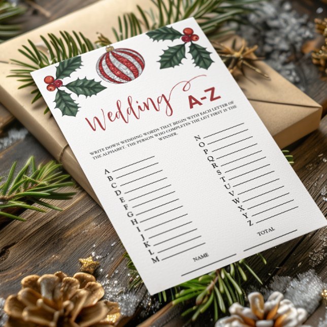 Jeu de mariage d'hiver de A-Z (Créateur téléchargé)