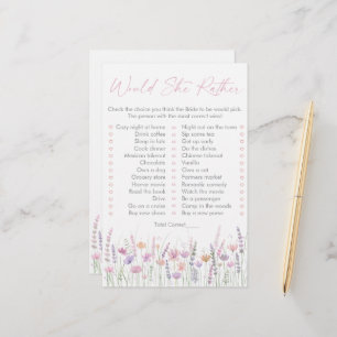 Jeu de mariage 'Fleurs sauvages pastel, plutôt que