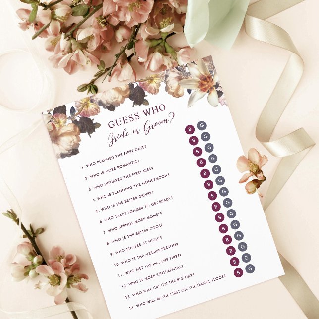 Jeu de mariage floral d'automne pour la mariée et  (Créateur téléchargé)