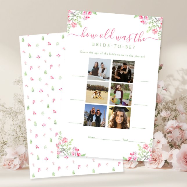 Jeu de mariage floral Quel âge avait la future mar (Créateur téléchargé)