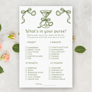 Jeu de mariage Martini Qu'est-ce qu'il y a dans to