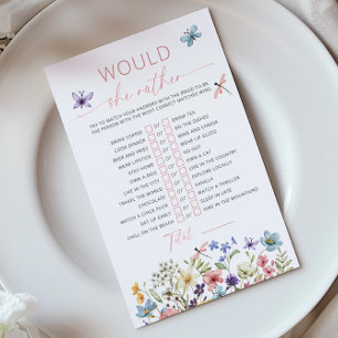 Jeu de mariage papillon fleur sauvage 'Would She R