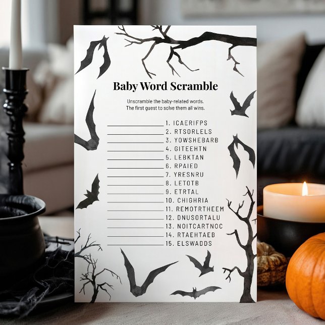 Jeu de mots mêlés Halloween : Nous devenons fous (Créateur téléchargé)